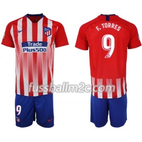 Fußballtrikots Atlético Madrid F.TORRES 9 Kinder Heim Trikotsatz 2018-2019